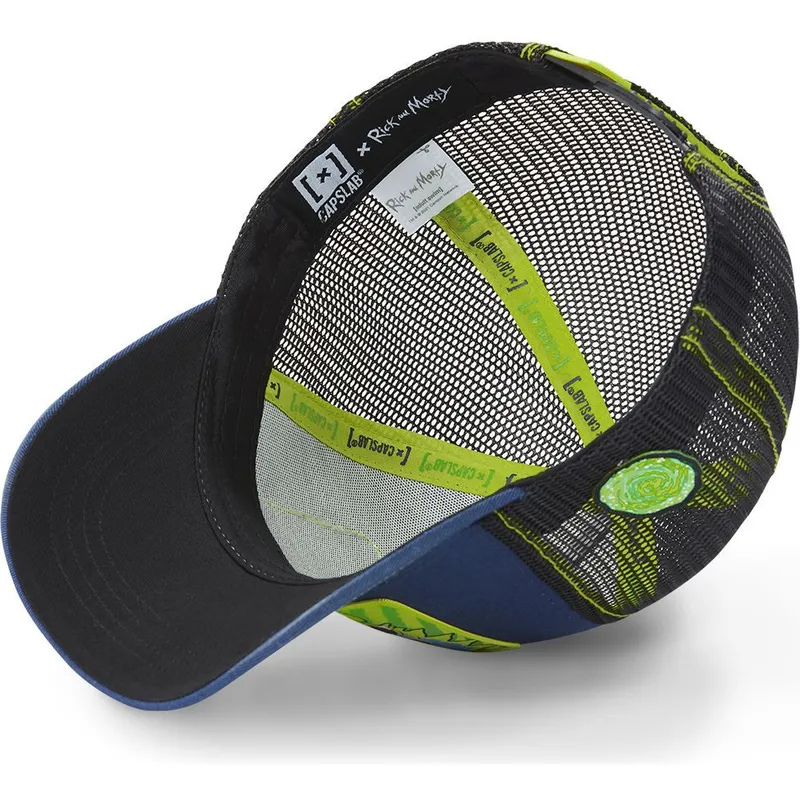 petten-gebogen-marineblauw-snapback-psy1-rick-en-morty-van-capslab petten-gebogen-marineblauw-snapback-psy1-rick-en-morty-van-capslab