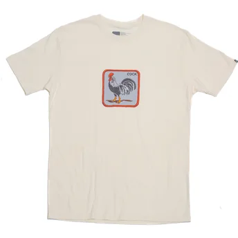 t-shirt-korte-mouw-beige-van-cock-clucker-the-farm-van-goorin-bros