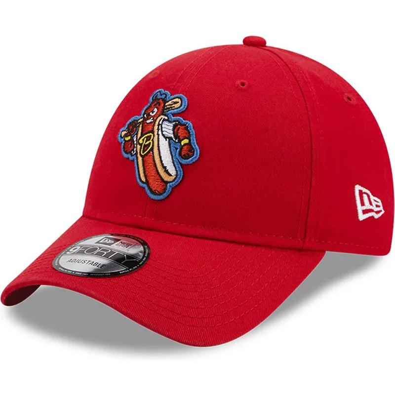 petten-gebogen-rood-verstelbaar-9forty-van-reading-fightin-phils-milb-van-new-era