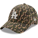 petten-gebogen-camouflage-verstelbaar-9forty-all-over-camo-van-los-angeles-dodgers-mlb-van-new-era