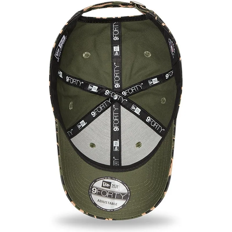 petten-gebogen-camouflage-verstelbaar-9forty-all-over-camo-van-los-angeles-dodgers-mlb-van-new-era