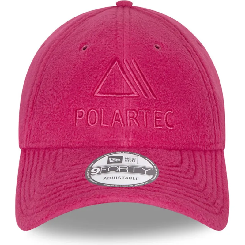 petten-gebogen-roze-verstelbaar-9forty-polartec-van-new-era