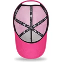 petten-gebogen-roze-snapback-a-frame-tonal-mesh-van-los-angeles-dodgers-mlb-van-new-era