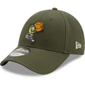 petten-gebogen-groen-verstelbaar-9forty-character-sports-van-piolin-looney-tunes-van-new-era