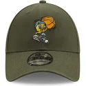petten-gebogen-groen-verstelbaar-9forty-character-sports-van-piolin-looney-tunes-van-new-era