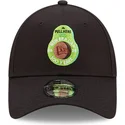 petten-gebogen-zwart-verstelbaar-aguacate-9forty-food-icon-van-new-era