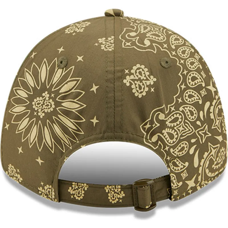 petten-gebogen-groen-verstelbaar-9forty-paisley-print-van-new-york-yankees-mlb-van-new-era