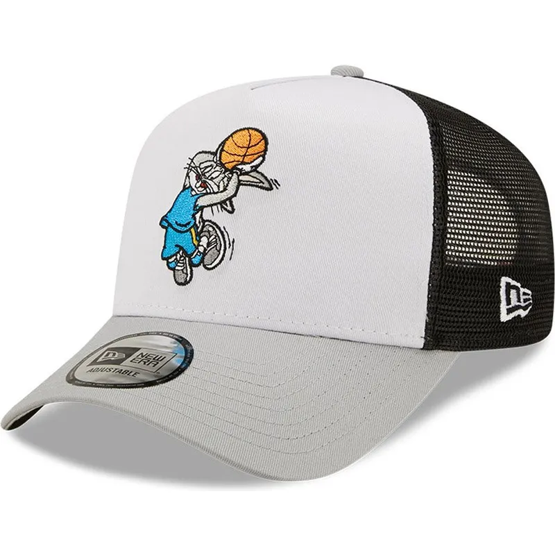 petten-gebogen-grijs-snapback-a-frame-character-sports-van-bugs-bunny-looney-tunes-van-new-era