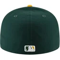 petten-plat-groen-fitted-59fifty-ac-perf-van-oakland-athletics-mlb-van-new-era