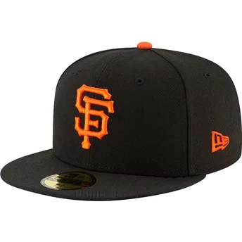 Petten plat zwart fitted 59FIFTY AC Perf van San Francisco Giants MLB van New Era