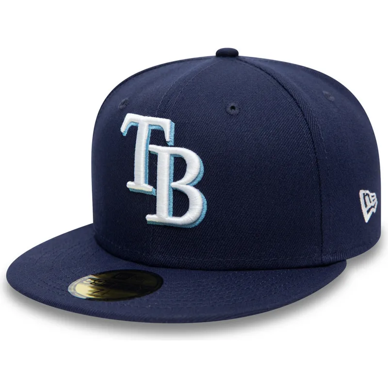 petten-plat-marineblauw-fitted-59fifty-ac-perf-van-tampa-bay-rays-mlb-van-new-era petten-plat-marineblauw-fitted-59fifty-ac-perf-van-tampa-bay-rays-mlb-van-new-era