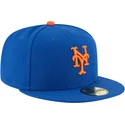 petten-plat-blauw-fitted-59fifty-ac-perf-van-new-york-mets-mlb-van-new-era