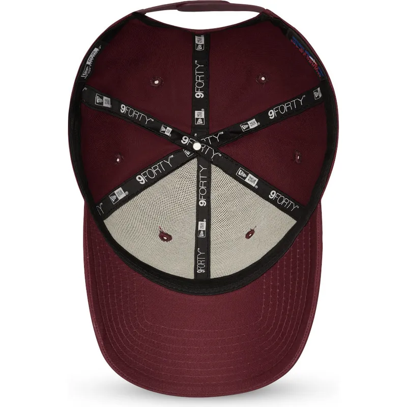 petten-gebogen-rood-snapback-9forty-league-essential-van-new-york-yankees-mlb-van-new-era