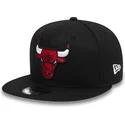petten-plat-zwart-snapback-9fifty-van-chicago-bulls-nba-van-new-era