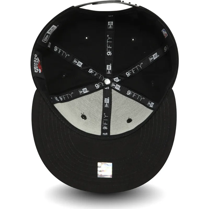 petten-plat-zwart-snapback-9fifty-van-chicago-bulls-nba-van-new-era