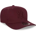 petten-gebogen-rood-snapback-9fifty-stretch-snap-van-new-york-yankees-mlb-van-new-era