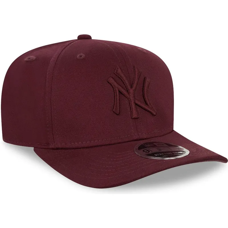 petten-gebogen-rood-snapback-9fifty-stretch-snap-van-new-york-yankees-mlb-van-new-era