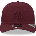petten-gebogen-rood-snapback-9fifty-stretch-snap-van-new-york-yankees-mlb-van-new-era
