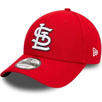 petten-gebogen-rood-verstelbaar-9forty-the-league-van-st-louis-cardinals-mlb-van-new-era