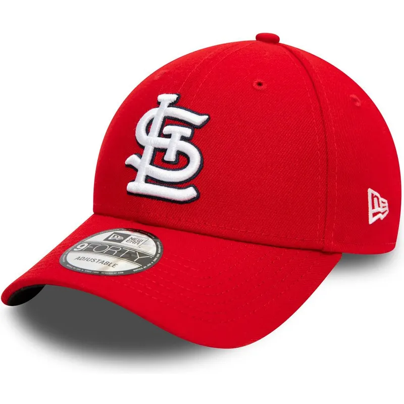 petten-gebogen-rood-verstelbaar-9forty-the-league-van-st-louis-cardinals-mlb-van-new-era