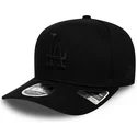 petten-gebogen-zwart-snapback-9fifty-stretch-snap-tonal-van-los-angeles-dodgers-mlb-van-new-era