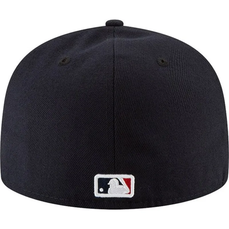 petten-plat-marineblauw-fitted-59fifty-ac-perf-van-boston-red-sox-mlb-van-new-era