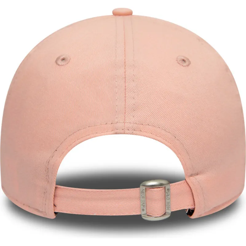 petten-gebogen-roze-verstelbaar-voor-kinderen-9forty-league-essential-van-new-york-yankees-mlb-van-new-era