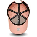 petten-gebogen-roze-verstelbaar-voor-kinderen-9forty-league-essential-van-new-york-yankees-mlb-van-new-era