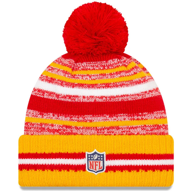 mutsen-pompon-geel-sport-sideline-van-kansas-city-chiefs-nfl-van-new-era