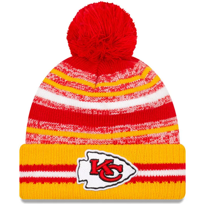 mutsen-pompon-geel-sport-sideline-van-kansas-city-chiefs-nfl-van-new-era
