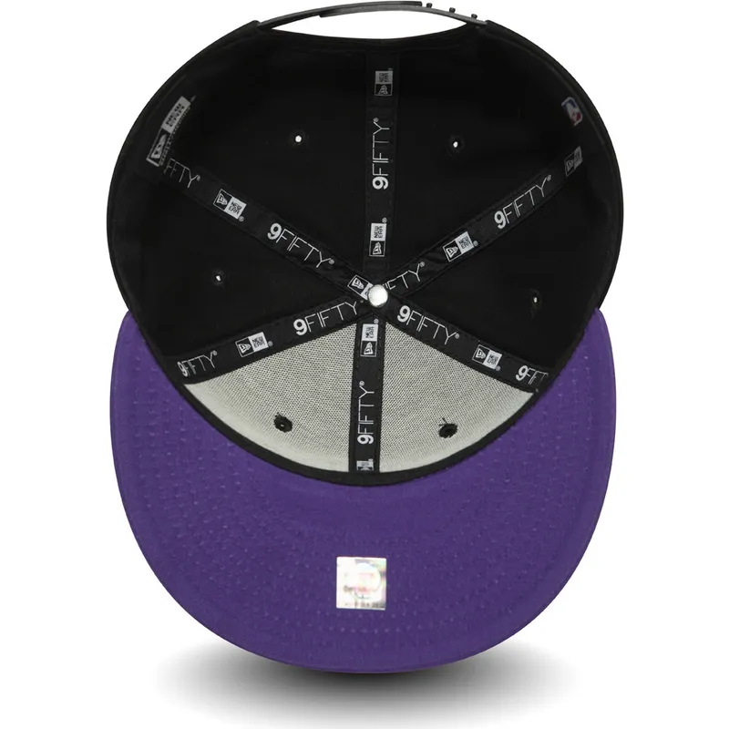 petten-plat-zwart-snapback-9fifty-van-los-angeles-lakers-nba-van-new-era