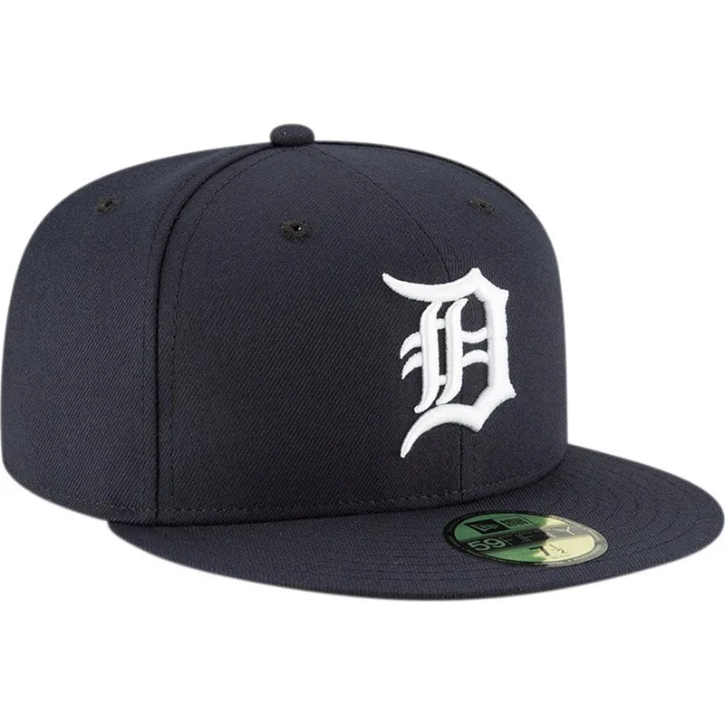 petten-plat-marineblauw-fitted-59fifty-ac-perf-van-detroit-tigers-mlb-van-new-era