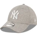 petten-gebogen-grijs-verstelbaar-9forty-jersey-van-new-york-yankees-mlb-van-new-era