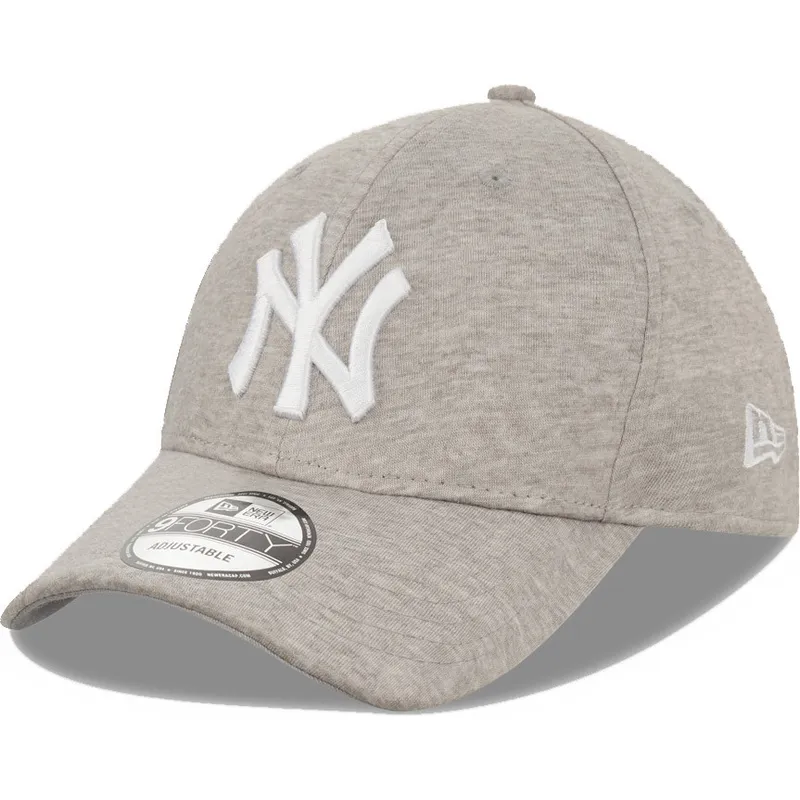 petten-gebogen-grijs-verstelbaar-9forty-jersey-van-new-york-yankees-mlb-van-new-era