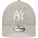 petten-gebogen-grijs-verstelbaar-9forty-jersey-van-new-york-yankees-mlb-van-new-era