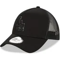 petten-gebogen-zwart-snapback-9forty-a-frame-van-los-angeles-dodgers-mlb-van-new-era