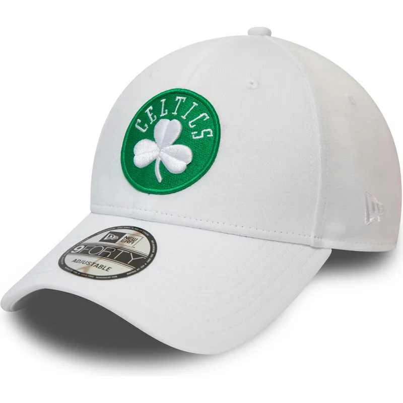 petten-gebogen-wit-verstelbaar-9forty-shadow-tech-van-boston-celtics-nba-van-new-era