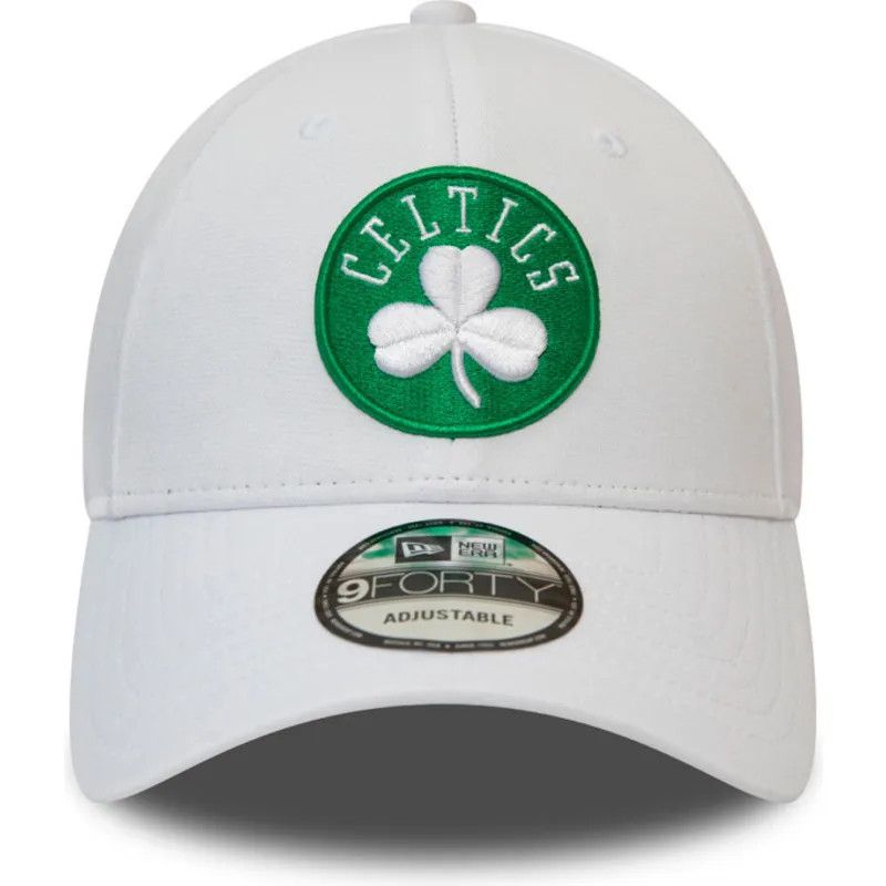 petten-gebogen-wit-verstelbaar-9forty-shadow-tech-van-boston-celtics-nba-van-new-era