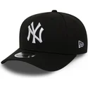 petten-gebogen-zwart-snapback-9fifty-stretch-snap-van-new-york-yankees-mlb-van-new-era