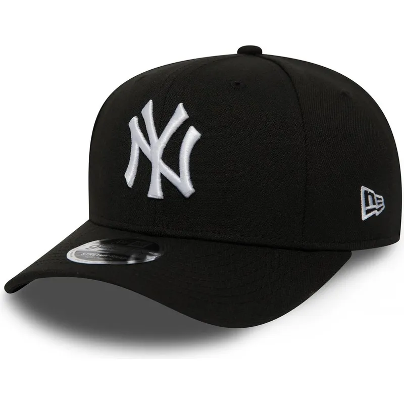 petten-gebogen-zwart-snapback-9fifty-stretch-snap-van-new-york-yankees-mlb-van-new-era