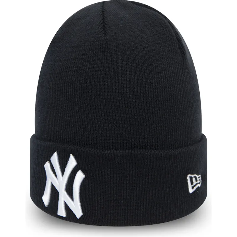 mutsen-marineblauw-essential-cuff-van-new-york-yankees-mlb-van-new-era
