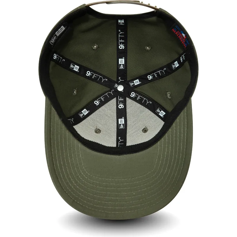 petten-gebogen-groen-snapback-9fifty-stretch-snap-league-essential-van-new-york-yankees-mlb-van-new-era
