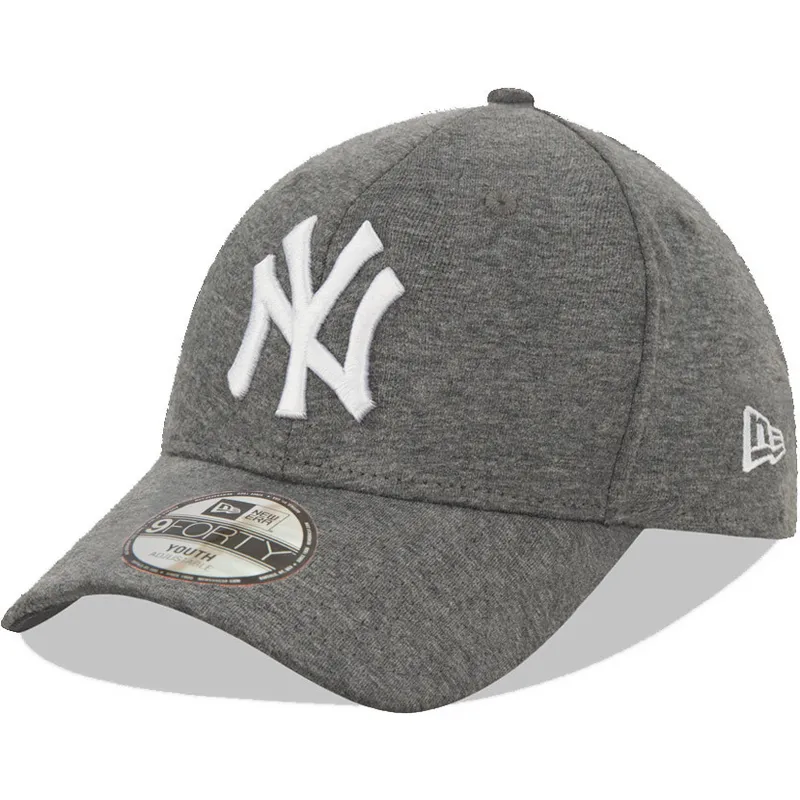 petten-gebogen-grijs-verstelbaar-voor-kinderen-9forty-jersey-essential-van-new-york-yankees-mlb-van-new-era petten-gebogen-grijs-verstelbaar-voor-kinderen-9forty-jersey-essential-van-new-york-yankees-mlb-van-new-era