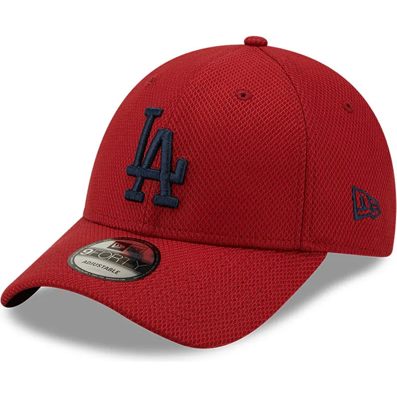 petten-gebogen-rood-verstelbaar-9forty-diamond-era-van-los-angeles-dodgers-mlb-van-new-era petten-gebogen-rood-verstelbaar-9forty-diamond-era-van-los-angeles-dodgers-mlb-van-new-era