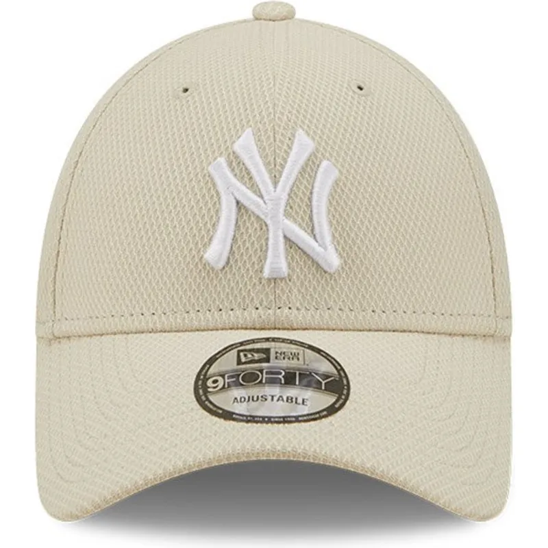 petten-gebogen-beige-verstelbaar-9forty-diamond-era-van-new-york-yankees-mlb-van-new-era petten-gebogen-beige-verstelbaar-9forty-diamond-era-van-new-york-yankees-mlb-van-new-era