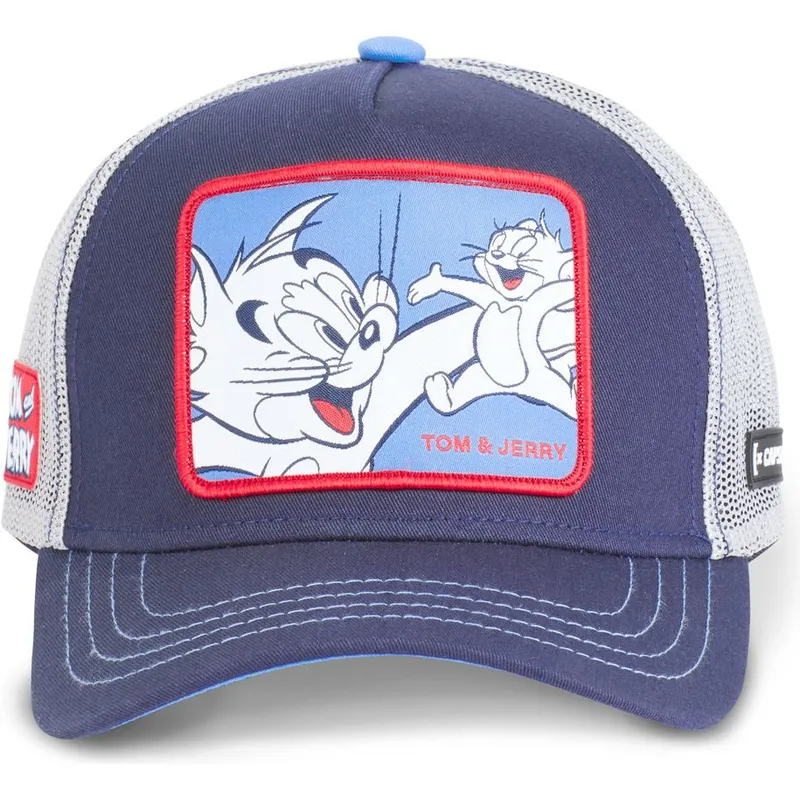 petten-gebogen-marineblauw-snapback-taj1-tom-en-jerry-looney-tunes-van-capslab