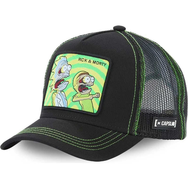petten-gebogen-zwart-snapback-psy2-rick-en-morty-van-capslab petten-gebogen-zwart-snapback-psy2-rick-en-morty-van-capslab