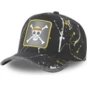 petten-gebogen-zwart-verstelbaar-tag-log1-straw-hat-pirates-one-piece-van-capslab