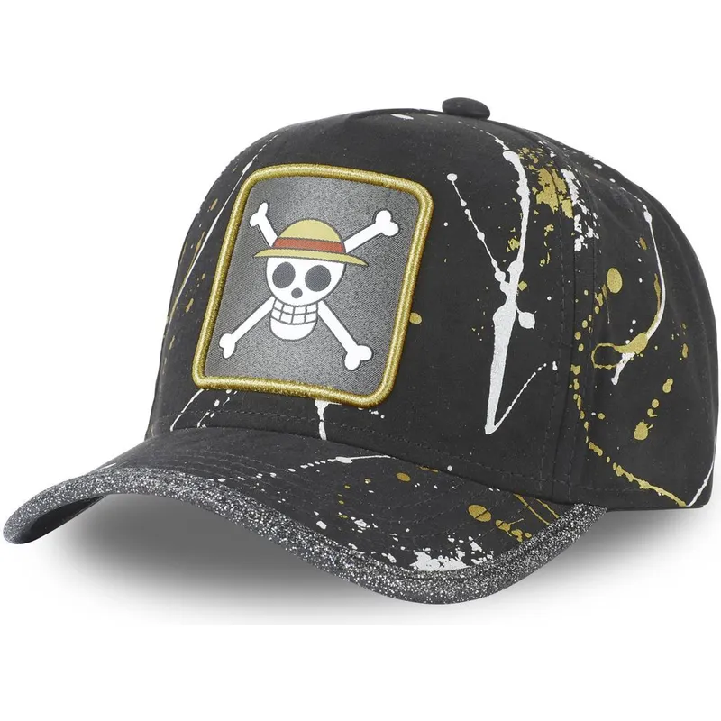petten-gebogen-zwart-verstelbaar-tag-log1-straw-hat-pirates-one-piece-van-capslab