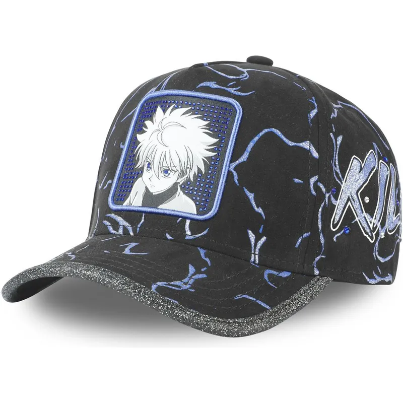 petten-gebogen-zwart-verstelbaar-tag-kir1-killua-zoldyck-hunter-x-hunter-van-capslab